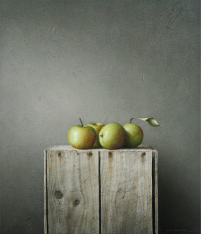 Apples on Box