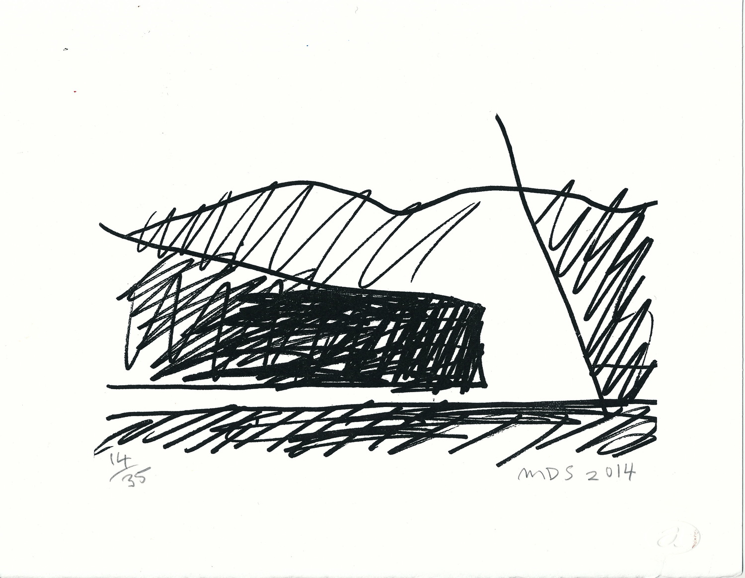 Rain Squall at Kennedy Bay No. 1