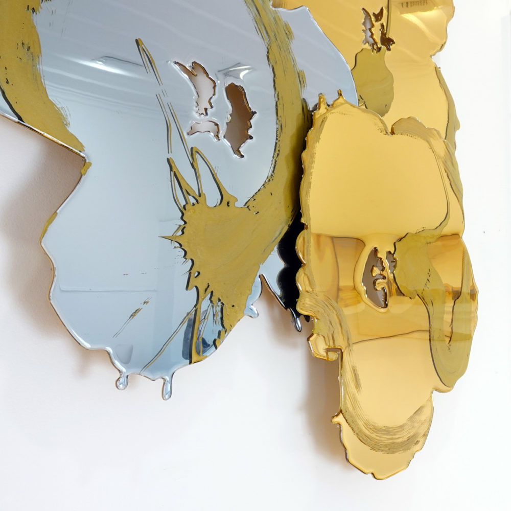 Flowers from Andy: Ice Blue and Aspen Gold