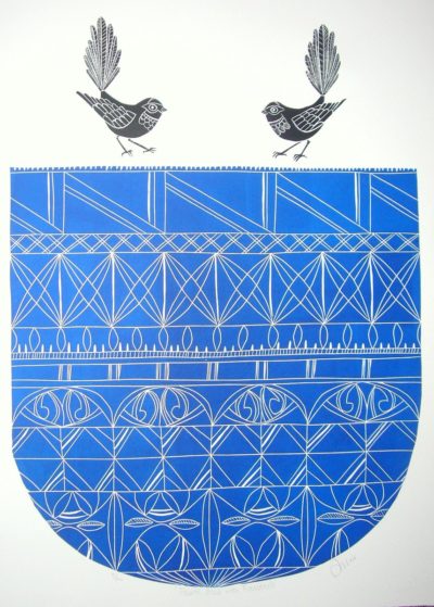 Pacific Blue with Fantails