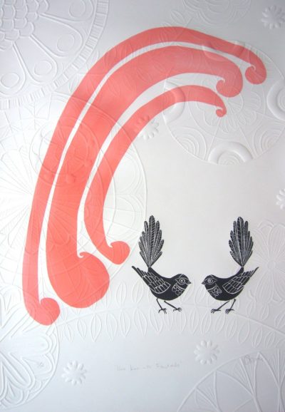 Kura Koru with Fantails