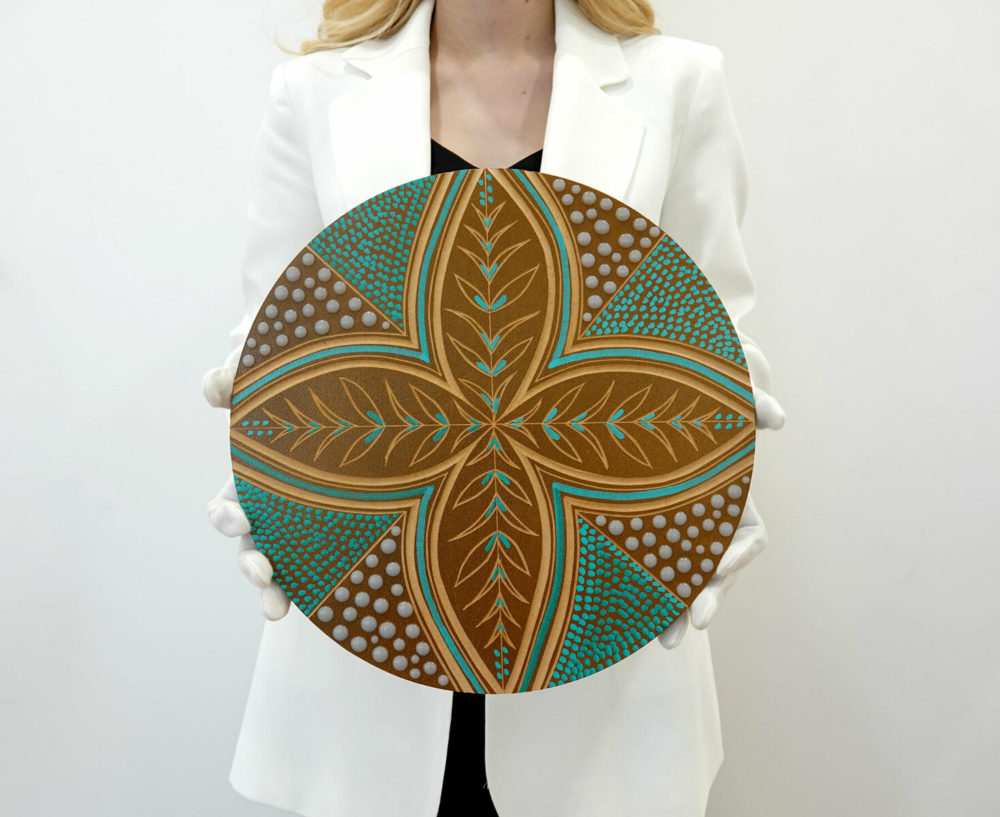 Flourish Through Life ll - Turquoise