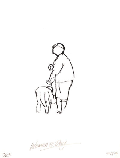 Woman & Dog
