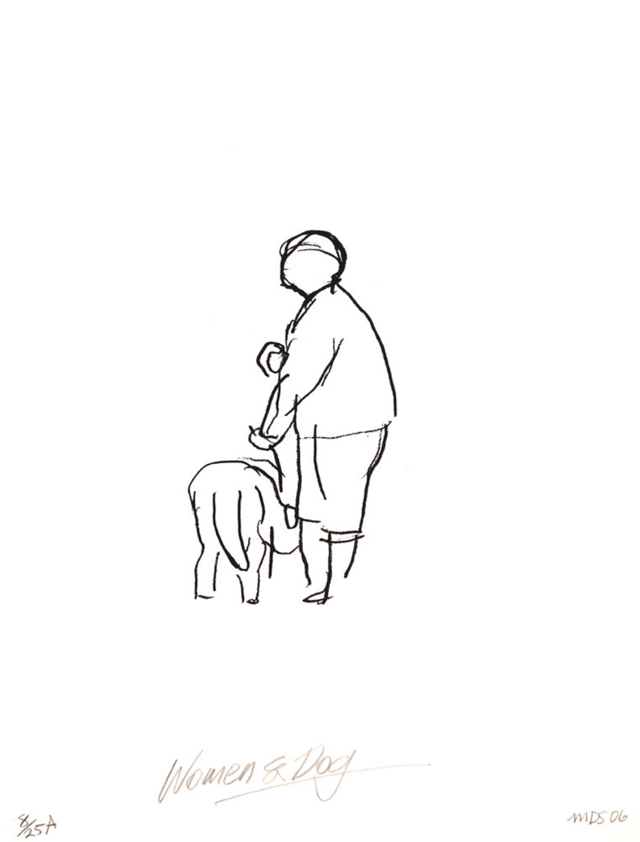 Woman & Dog