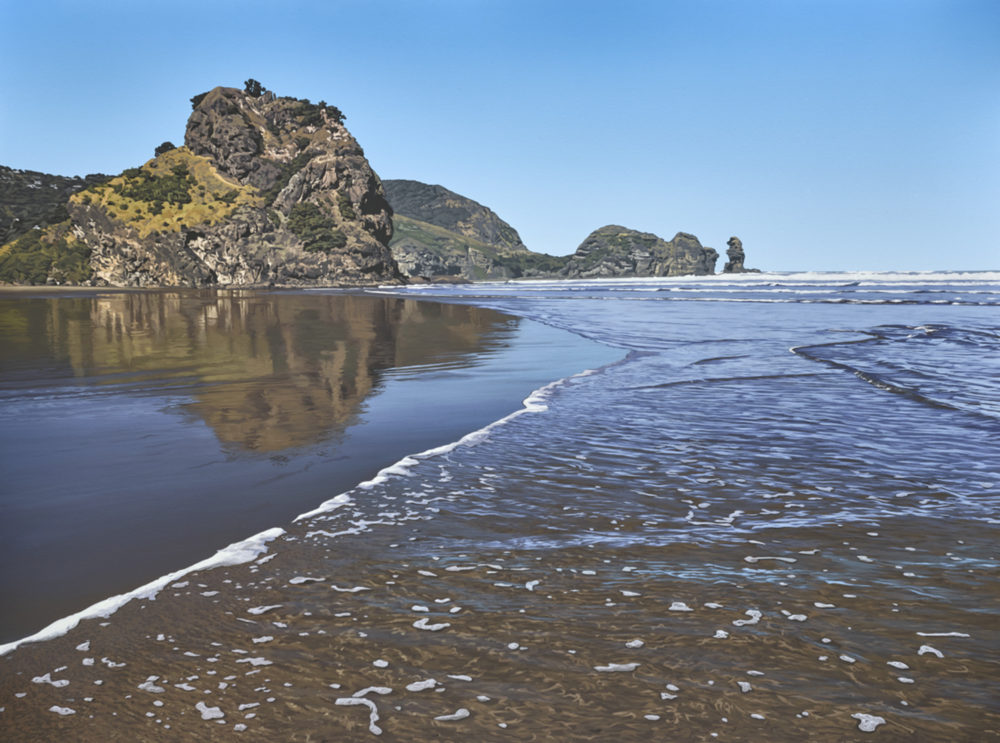 Piha Reflection
