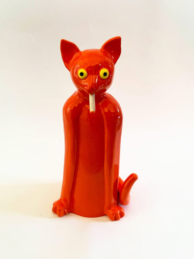 Smoking Orange Kitten