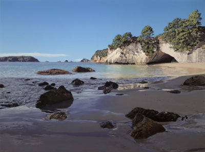 Cathedral Cove - Rocks in Shadow