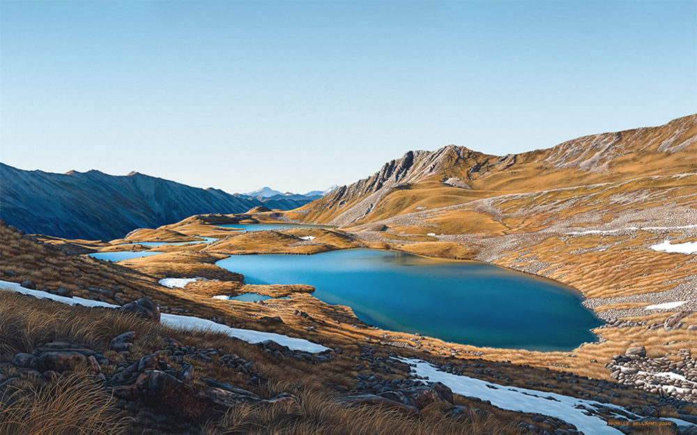 Last Snow, Farewell Paratītahi Tarns, Nelson Lakes National Park