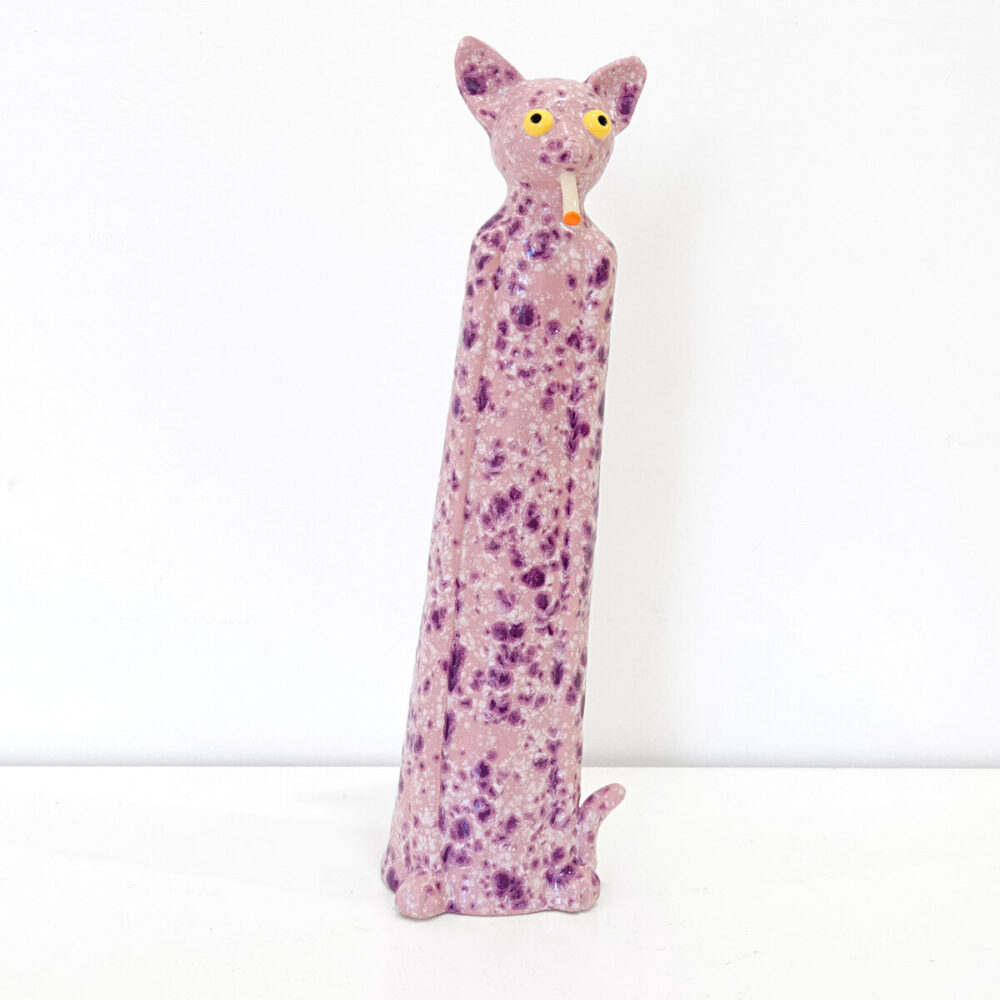 Pink Crystal Cat