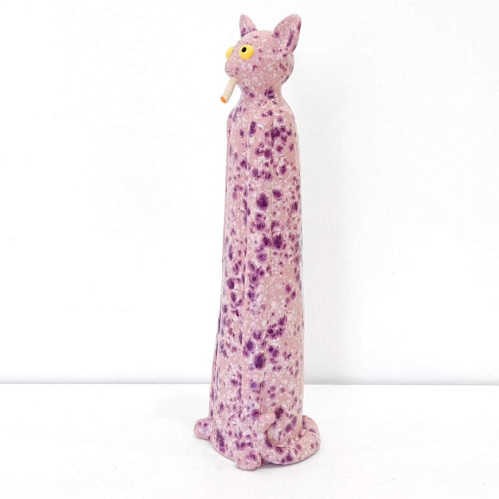 Pink Crystal Cat