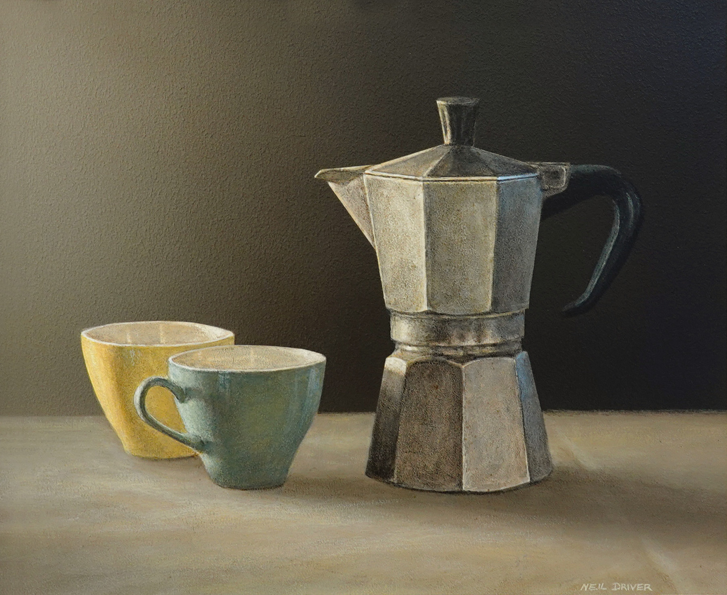 Coffee Pot and Cups