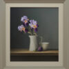 Irises, Plum & Bowl