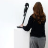 Tui on Punga Frond on Granite Base